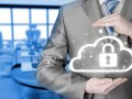 Protect cloud information data concept. Security and safety of cloud computing.