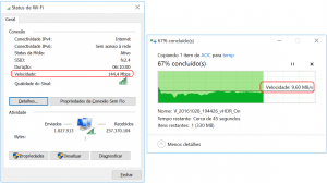 Avaliação do WiFi padrão “n” do 7370