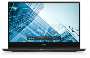 Dell 7370, detalhe da tela e sua borda muito fina