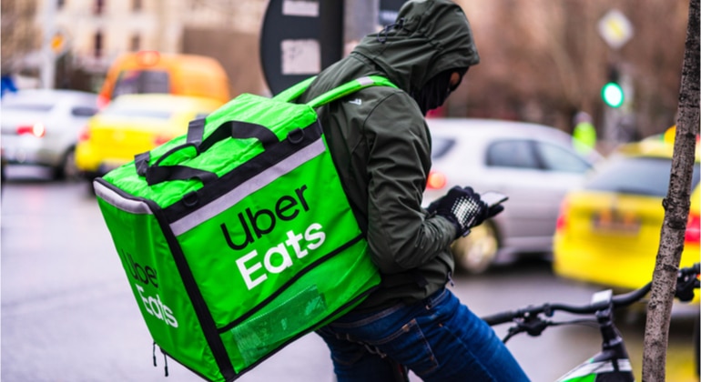 Saída do Uber Eats