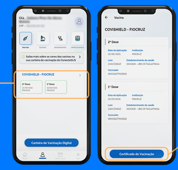 Conecte SUS: Como acessar o certificado de vacinação?