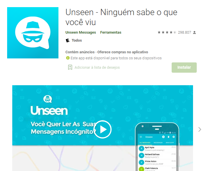 Aparecer offline no WhatsApp