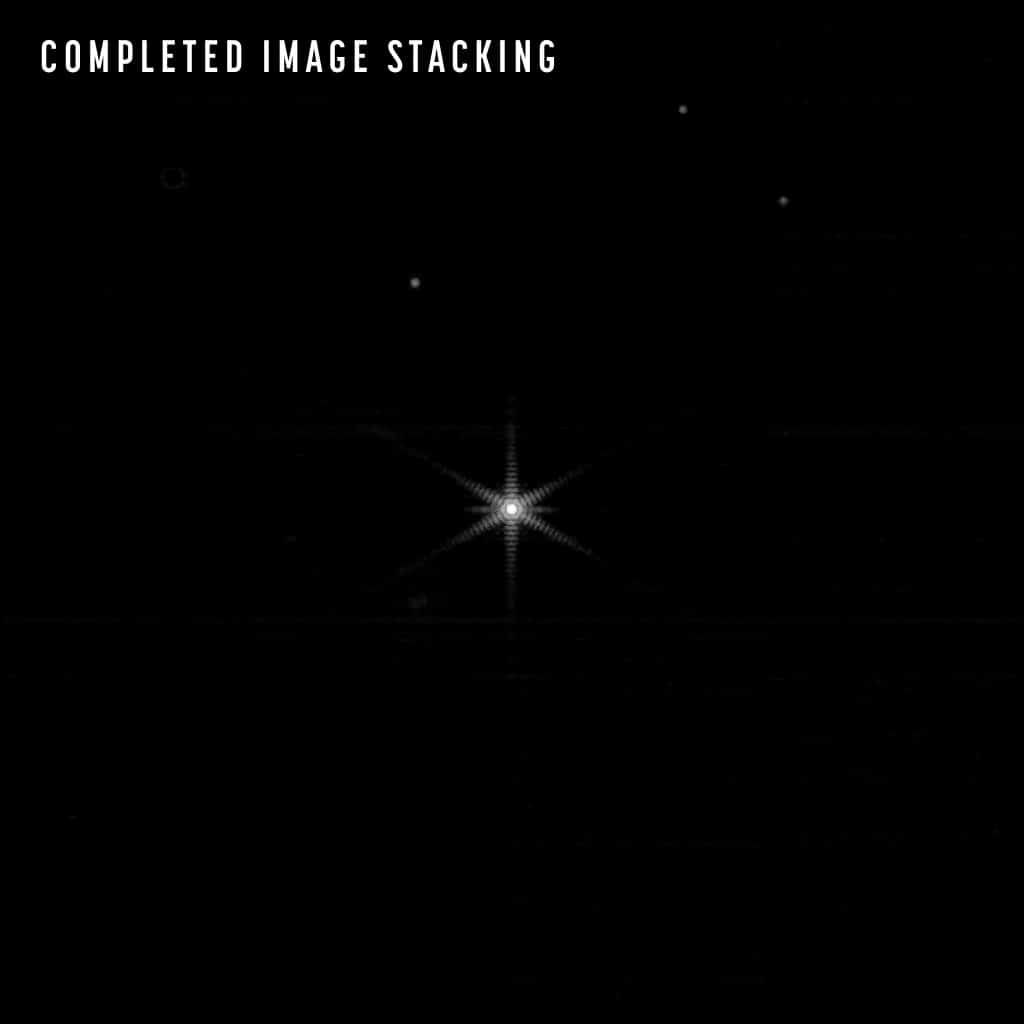Telescópio James Webb reproduz imagem de uma única estrela pela primeira vez (Imagem: Divulgação/Nasa)