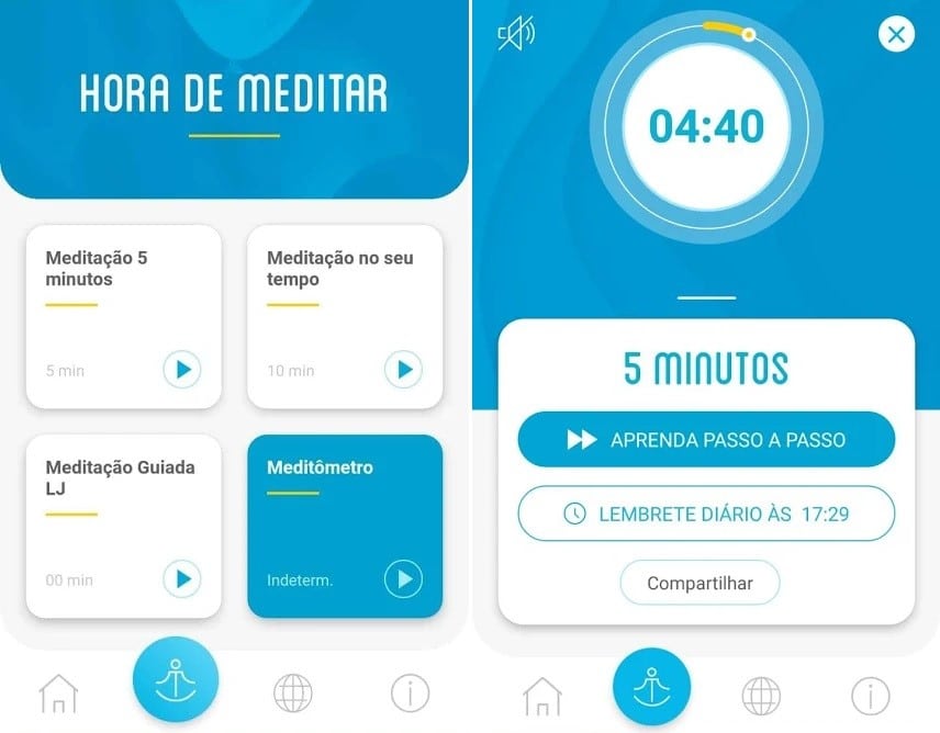 5 aplicativos para meditar melhor