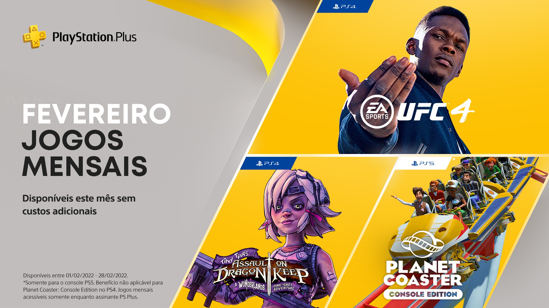 Jogos da PS Plus de fevereiro estão disponíveis; saiba quais