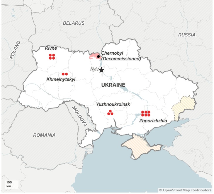 Chernobyl e outras usinas