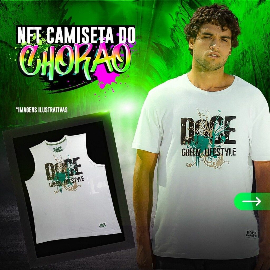 camisa usada por chorão vira NFT