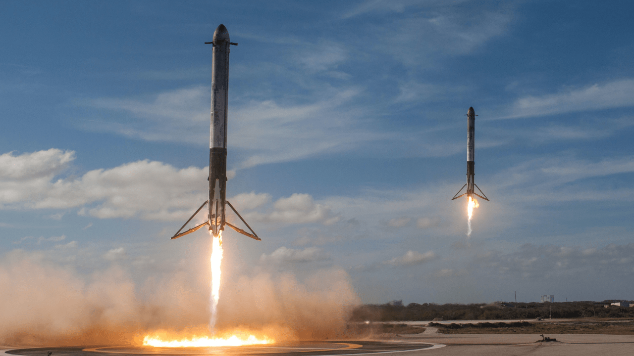 Foguetes SpaceX sendo lançados (Imagem: SpaceX/Unsplash)