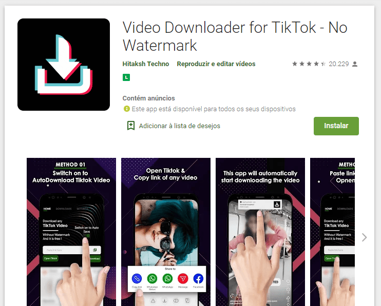 Video Downloader for TikTok - No Watermark