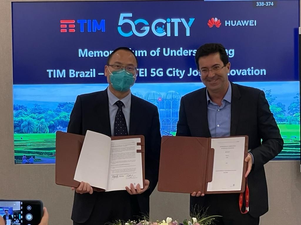 TIM e Huawei vão transformar Curitiba em primeira ‘Cidade 5G’ do Brasil