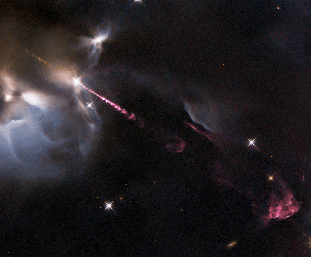 Telescópio Hubble flagra nascimento de estrela
