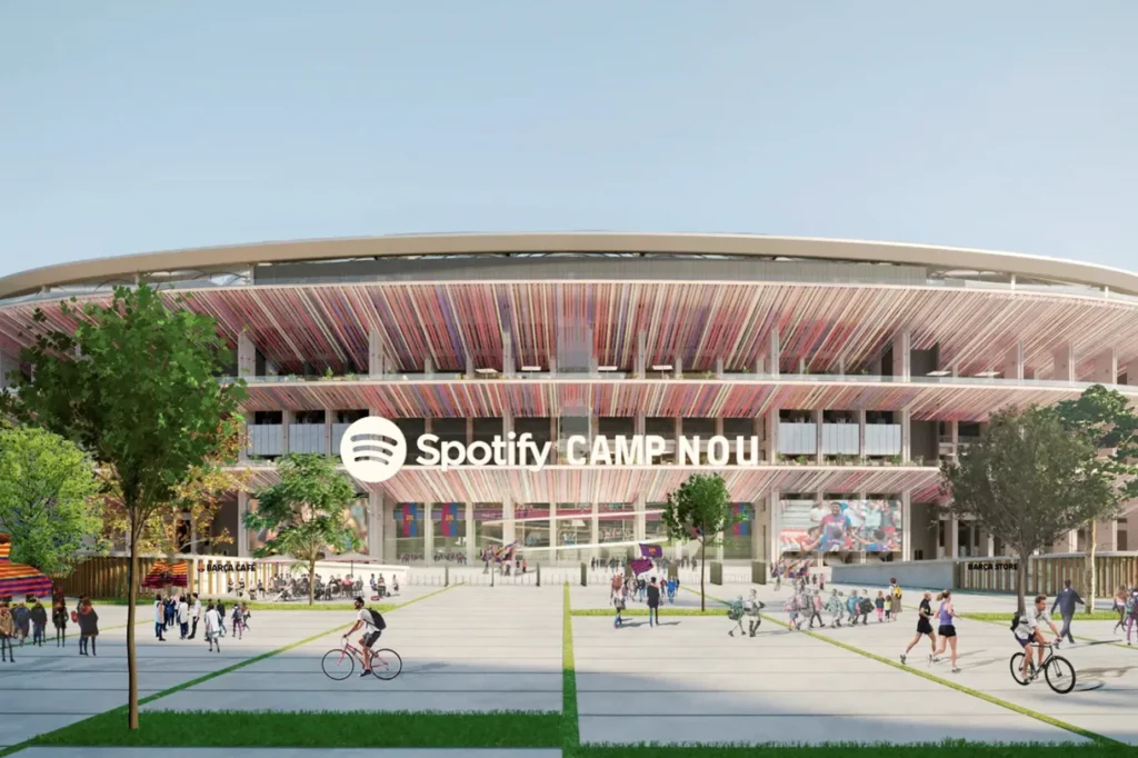 Spotify vai ser nome de enorme estádio do Barcelona