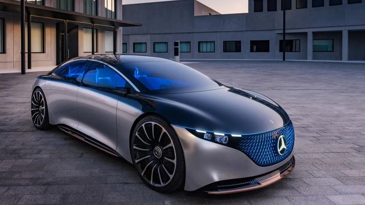 Modelo Vision EQXX elétrico (Imagem: Mercedes-Benz/Divulgação)