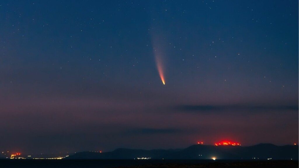 Meteoro em direção a Terra (Imagem: Tasos Mansour/Unsplash)