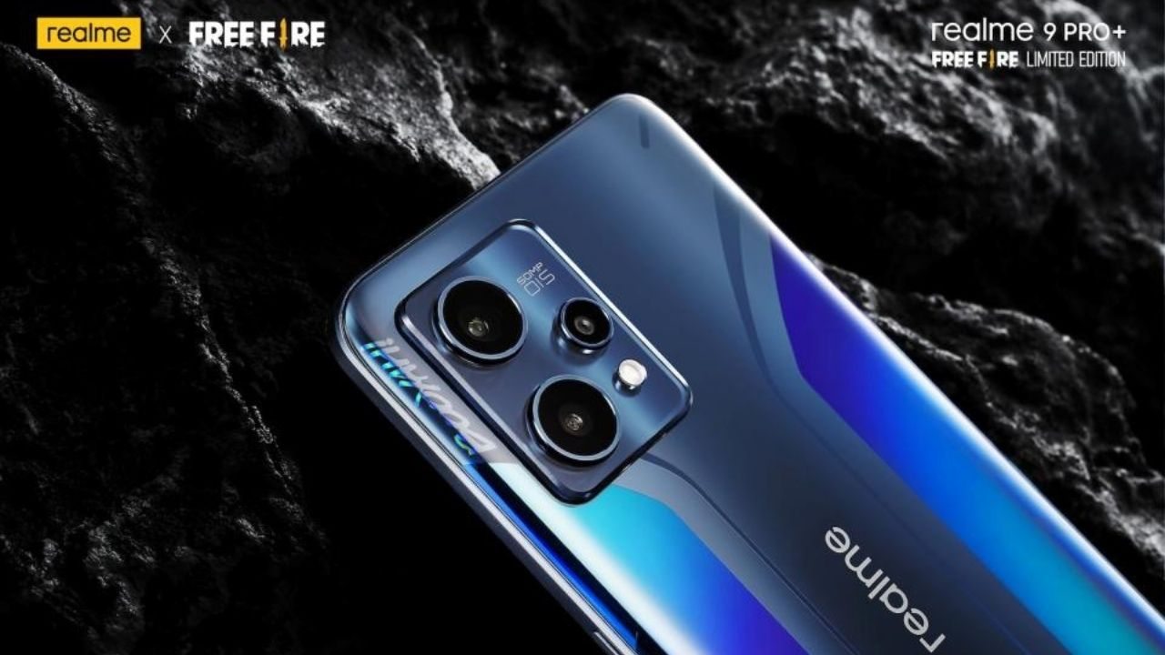 Realme 9 Pro+ Free Fire (Imagem: Realme/Divulgação)