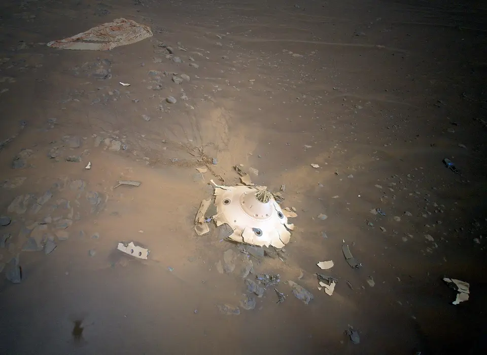 Foto assustadora tirada em Marte tem uma explicação