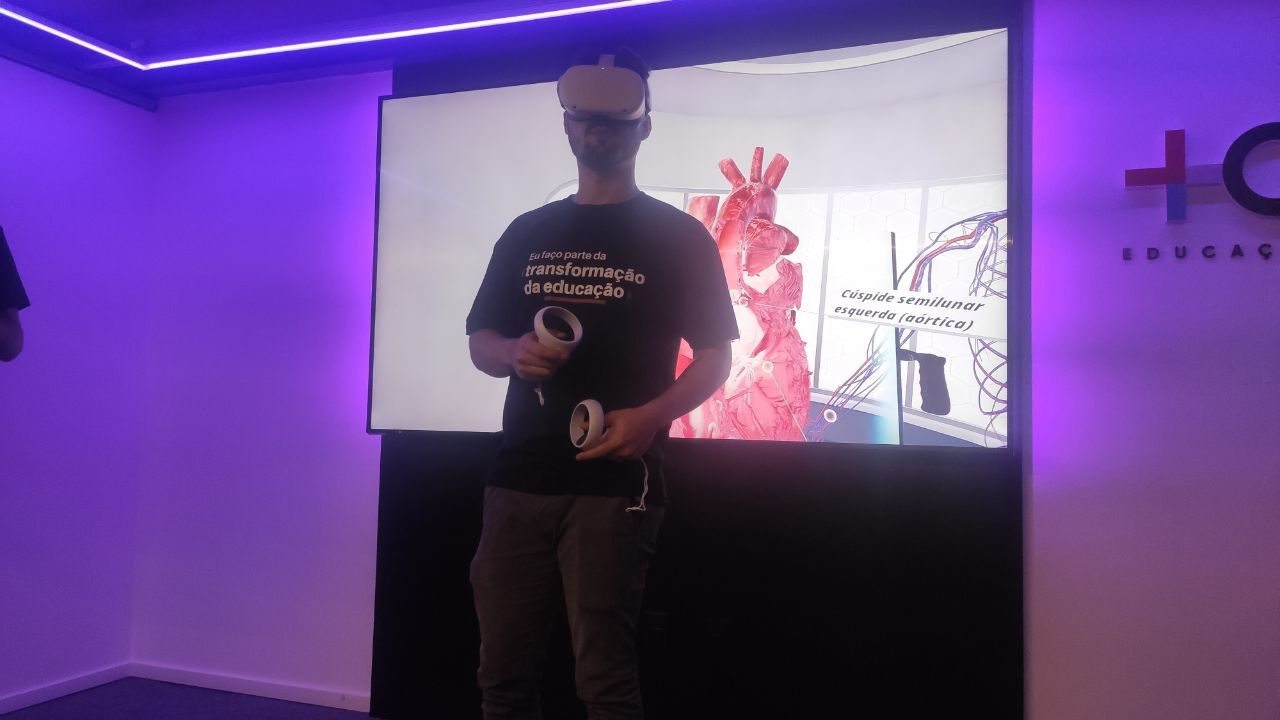Realidade Virtual no ensino: as impressões dentro de um laboratório incrível