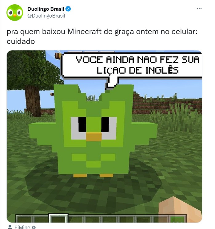 Minecraft de graça na PlayStore por tempo limitado. - iFunny Brazil