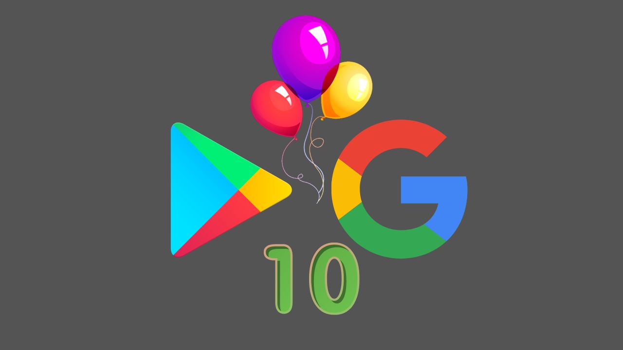 Saltando aos olhos; veja como o Google Play te surpreende de “cara” no seu aniversário de 10 anos