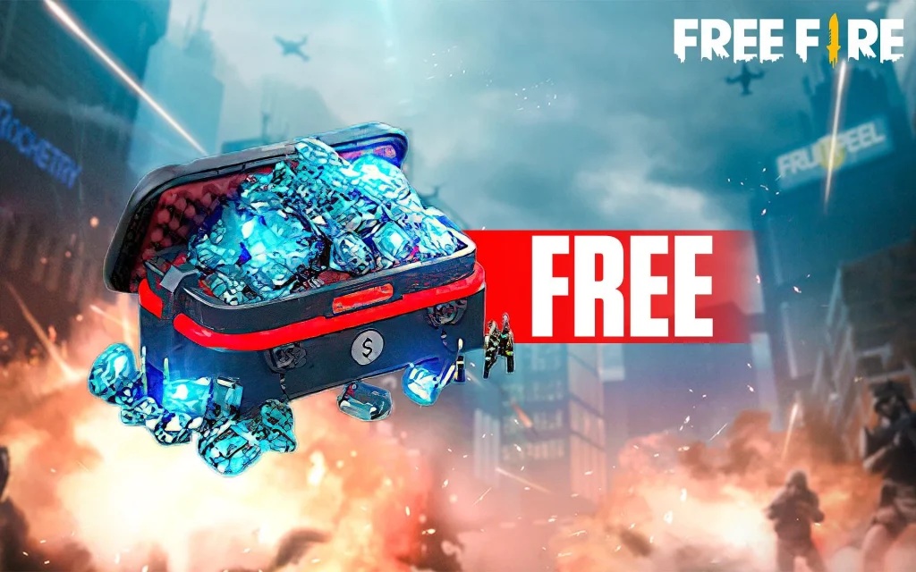 Diamantes grátis no Free Fire