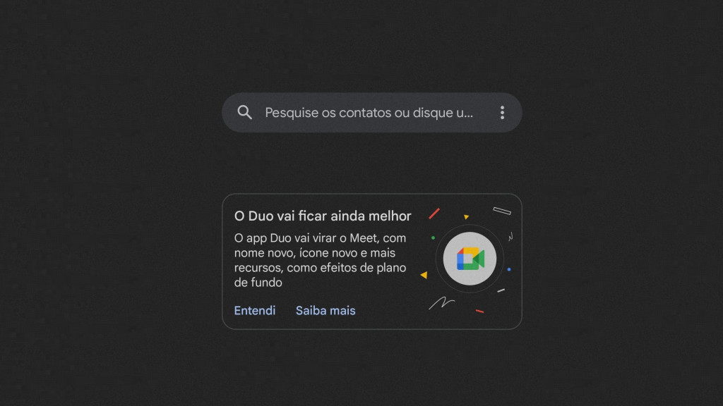 Google Duo vai virar Meet