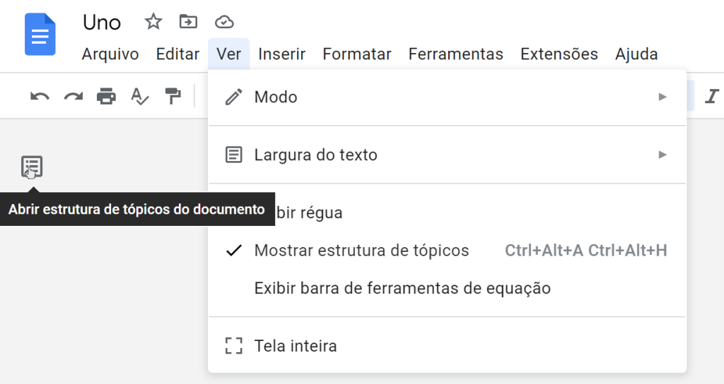 dicas para o Google Docs