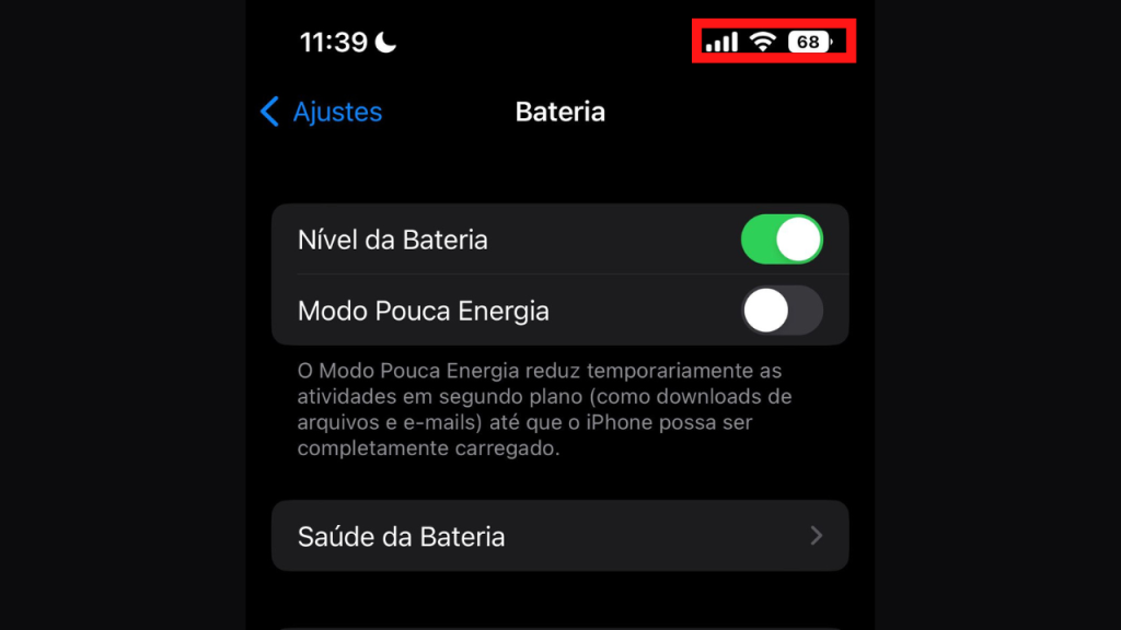 iPhone traz novidade na bateria