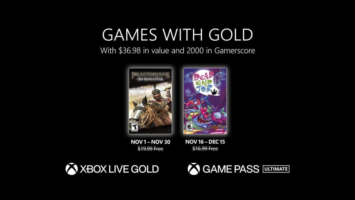 De Graça? Confira os títulos que estão chegando no Xbox Live Gold de novembro