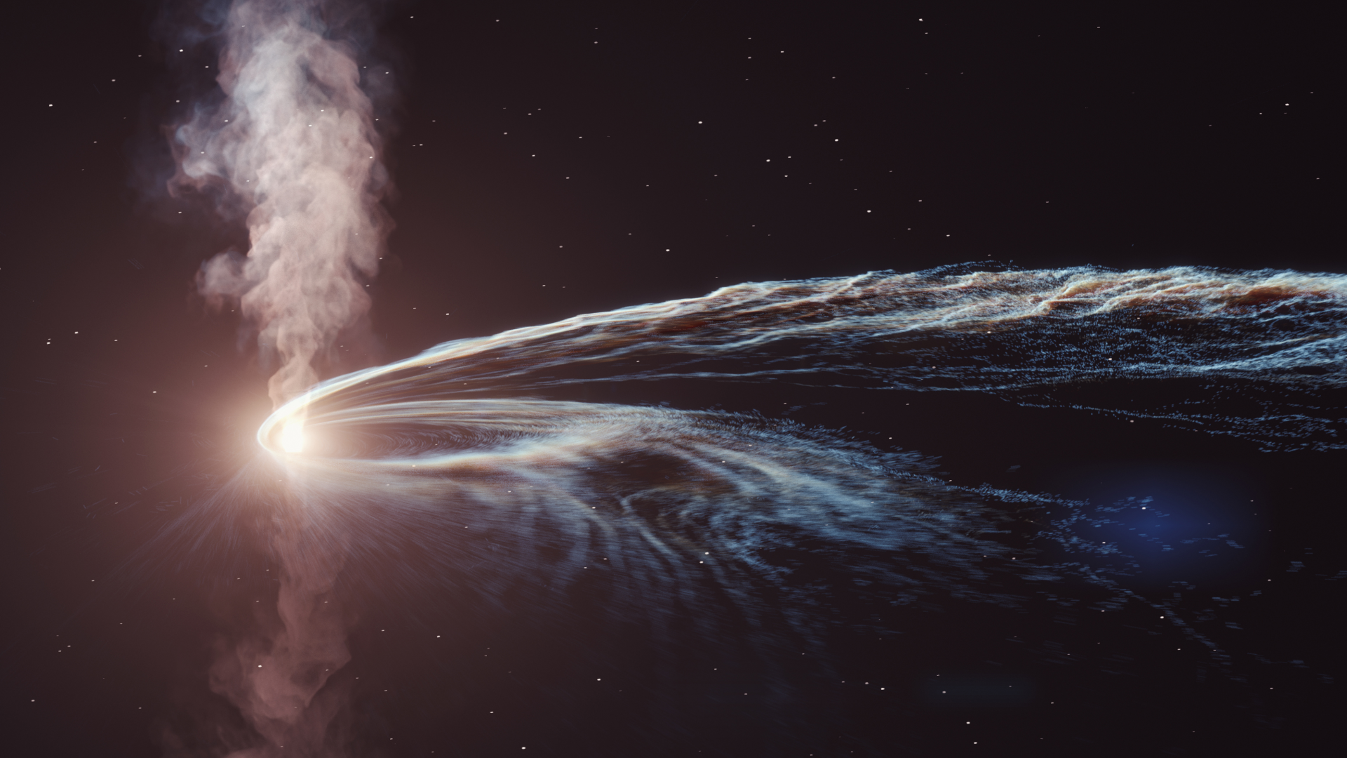 Não caiu bem um buraco negro “vomitando” uma estrela; cientistas estão confusos, o que isso significa?
