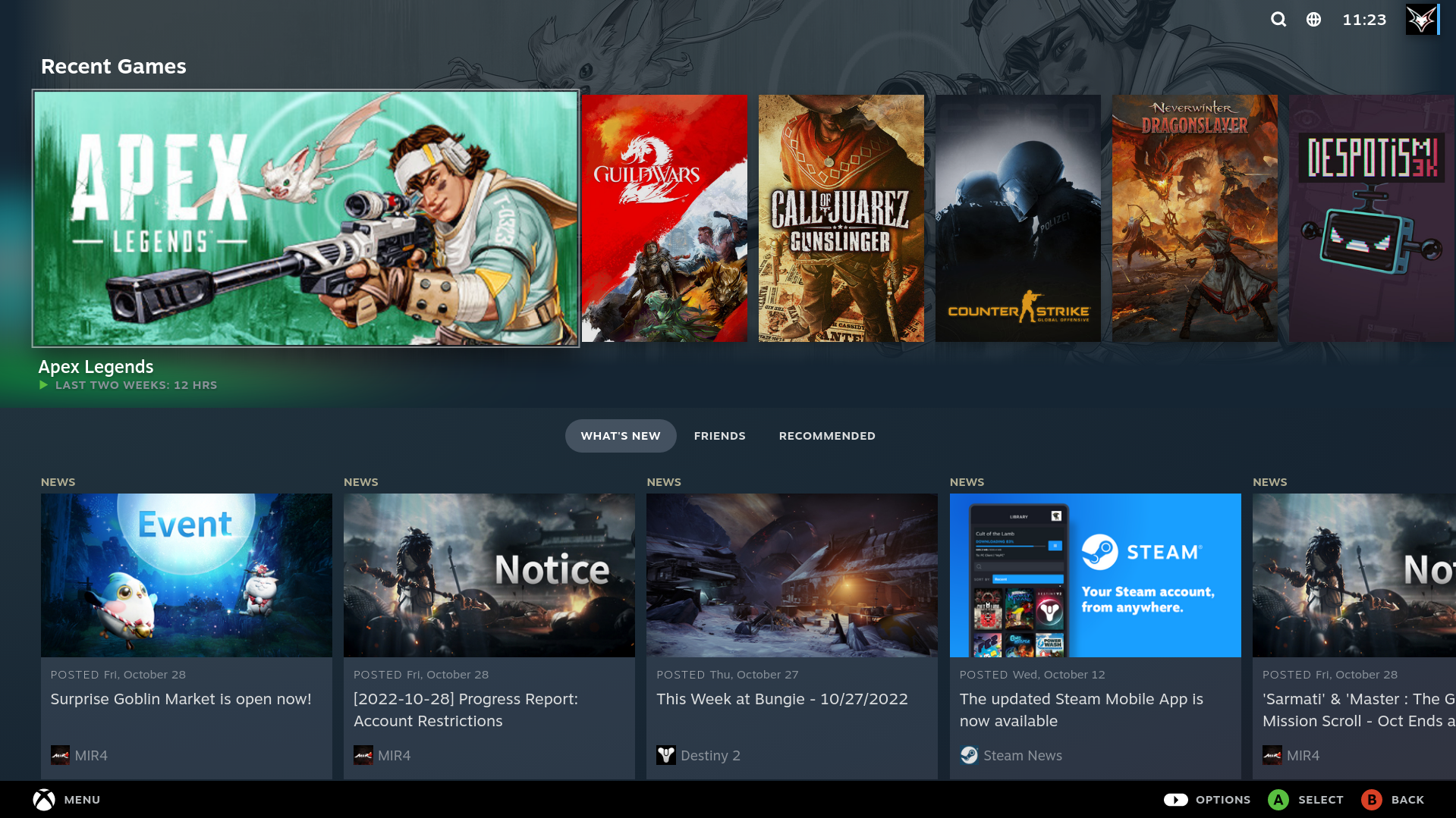 Rápido e fácil: aprenda a instalar a versão atualizada interface do Modo Big Picture na Steam