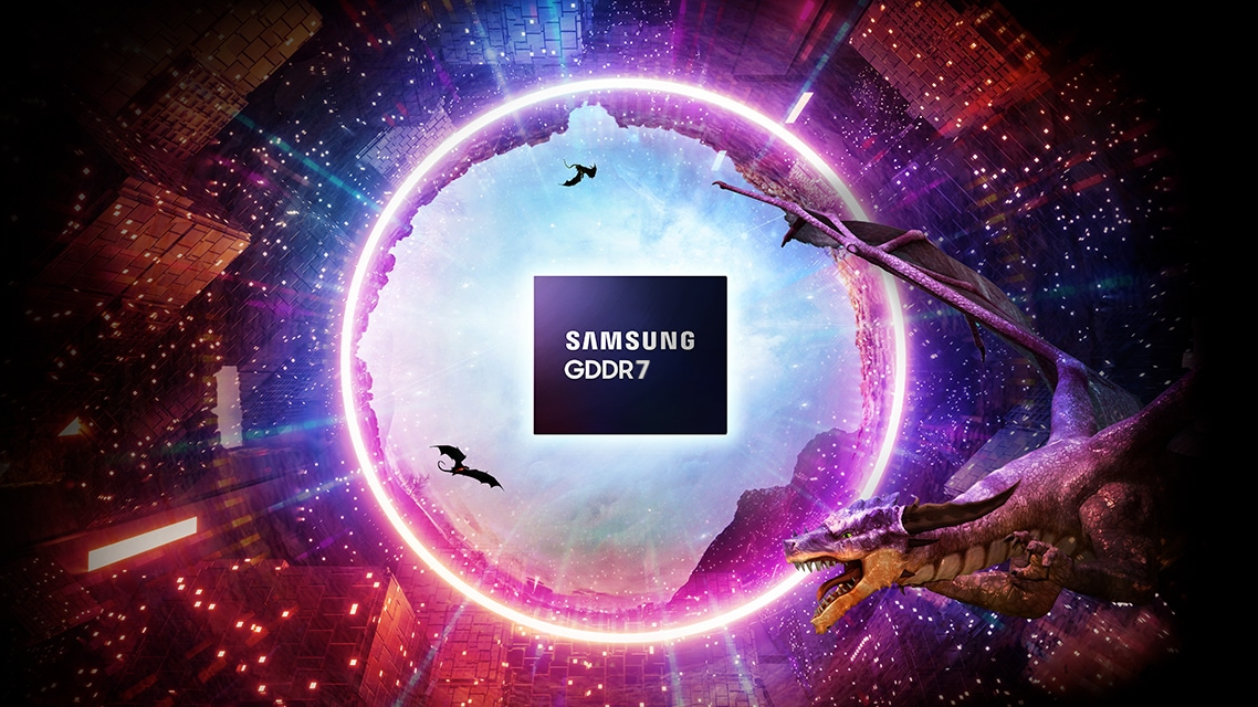 O futuro do alto desempenho: Samsung anuncia memórias GDDR7 velocidades ABSURDAS