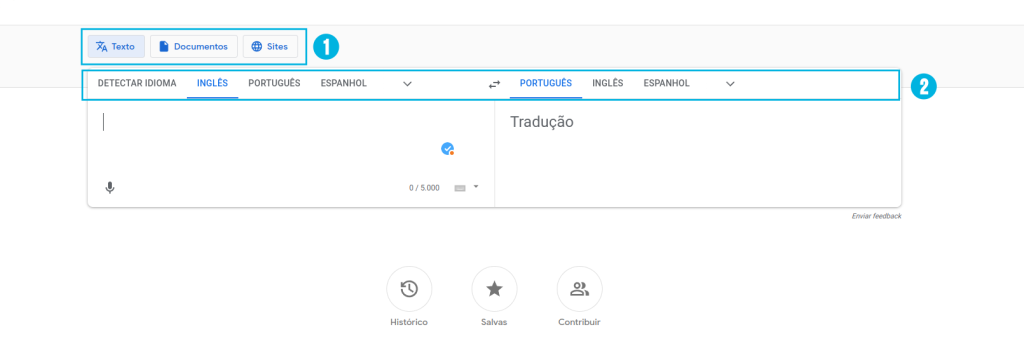 usar o Google Tradutor