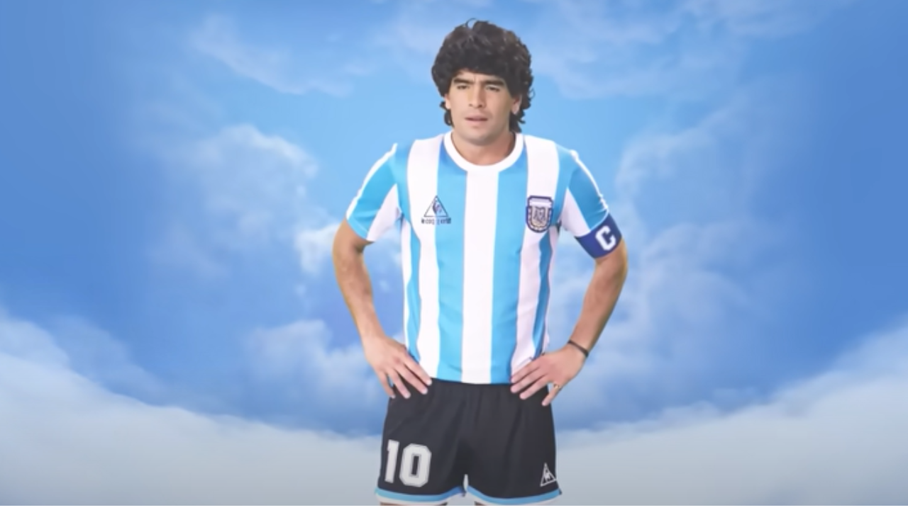 Diego Maradona é imortalizado em homenagem (Iamgem: Divulgação/Give&Get)