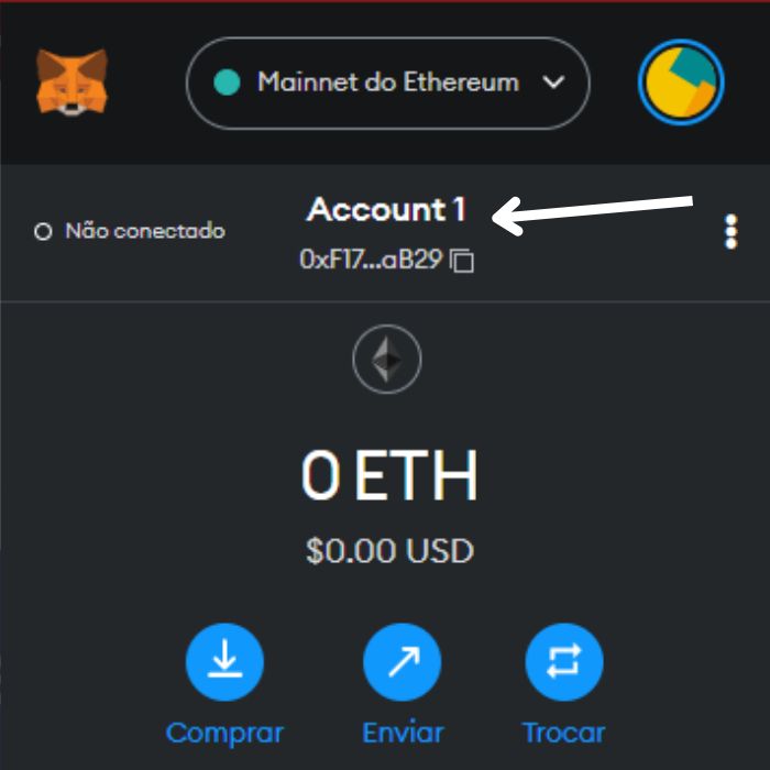 Como enviar criptomoedas para a Metamask