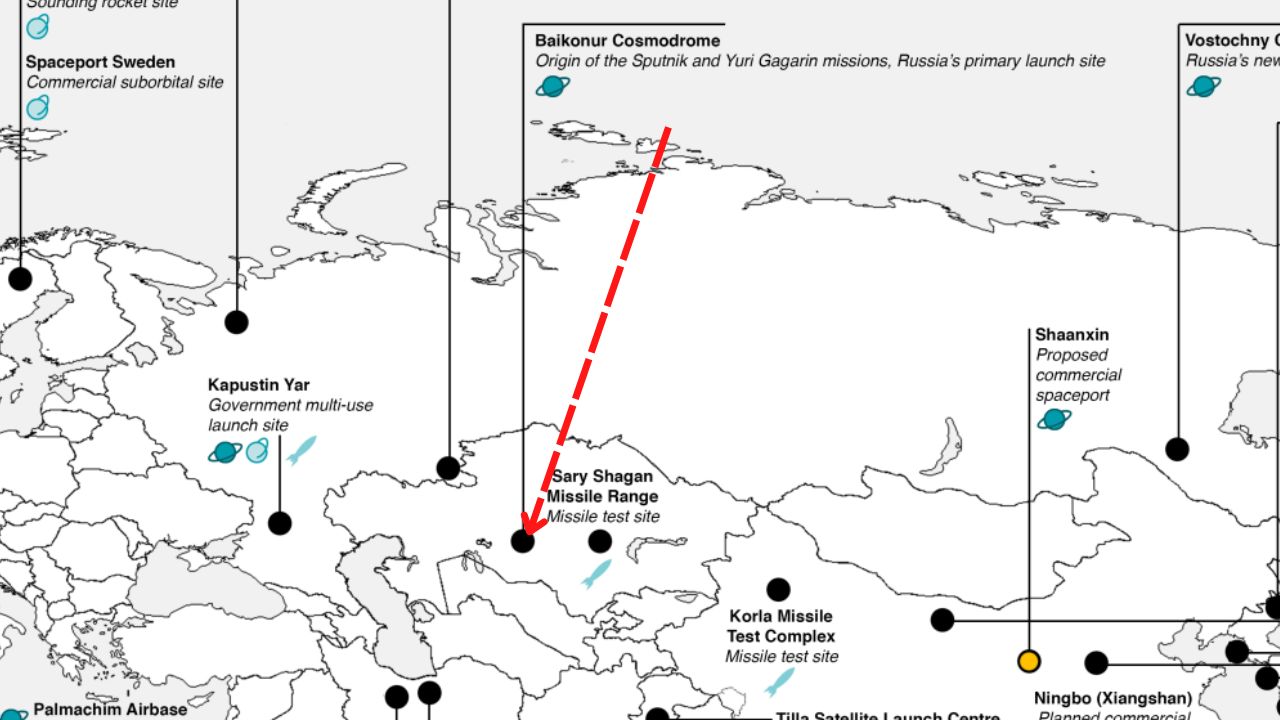 La plataforma de lanzamiento del Sputnik (Imagen: Disclosure/Priesteq)