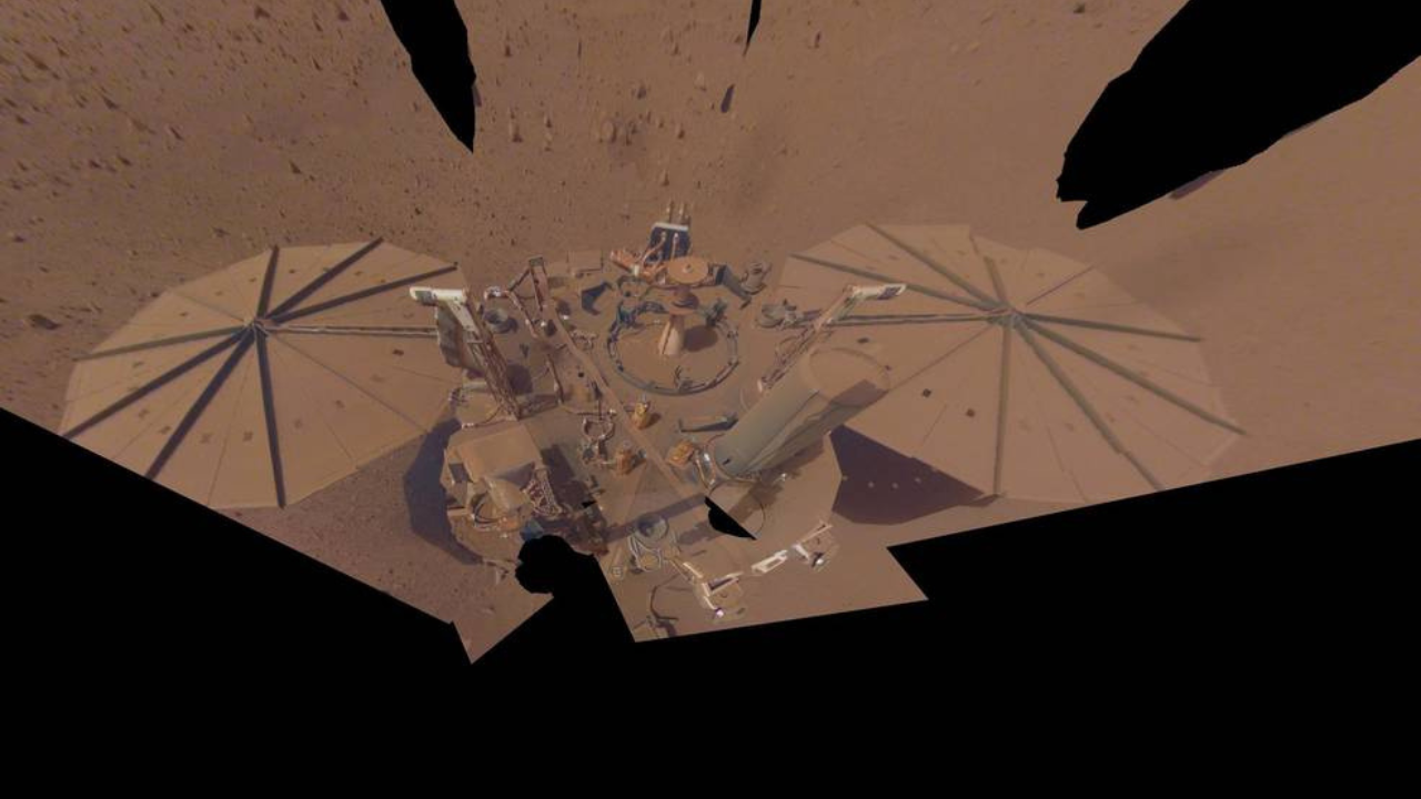 Sonda InSight faz sua última imagem essa semana. (Imagem: Divulgação/NASA)