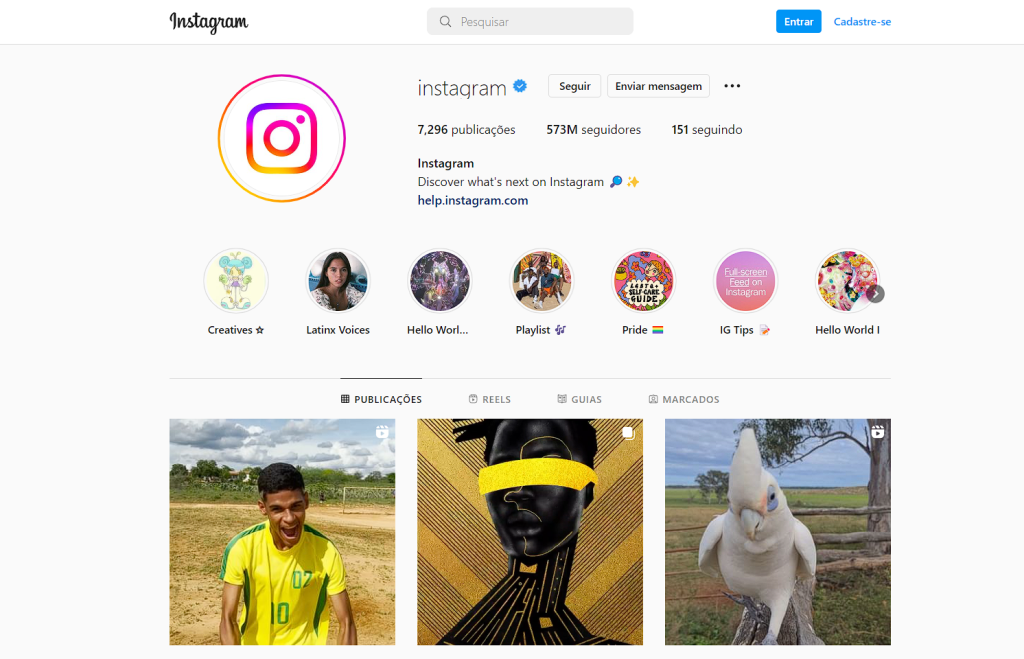 Aprenda a navegar no Instagram sem fazer login na sua conta; dica rápida