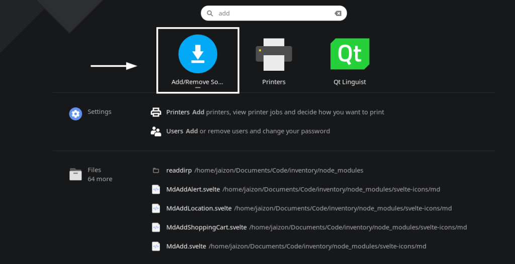 isntalador de softwares do manjaro