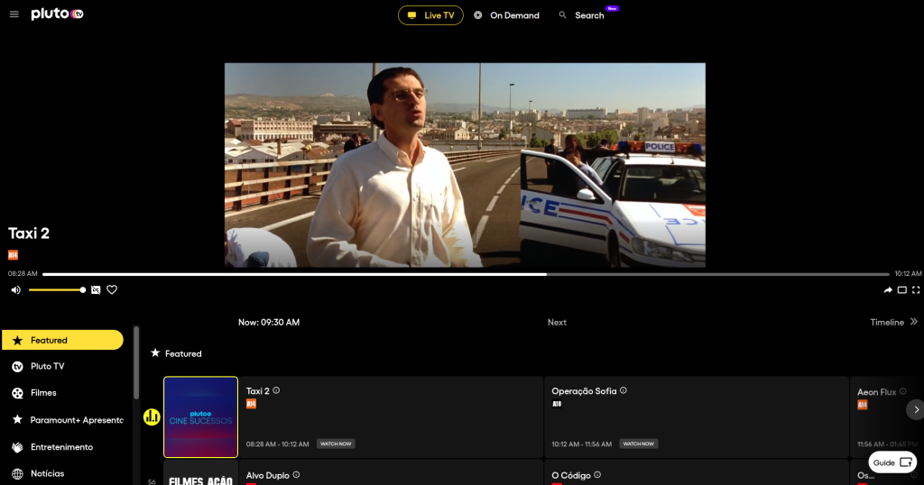 Pluto TV aplicativos para assistir filmes e séries grátis