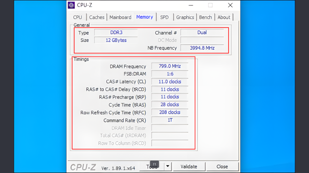 tela do cpu-z