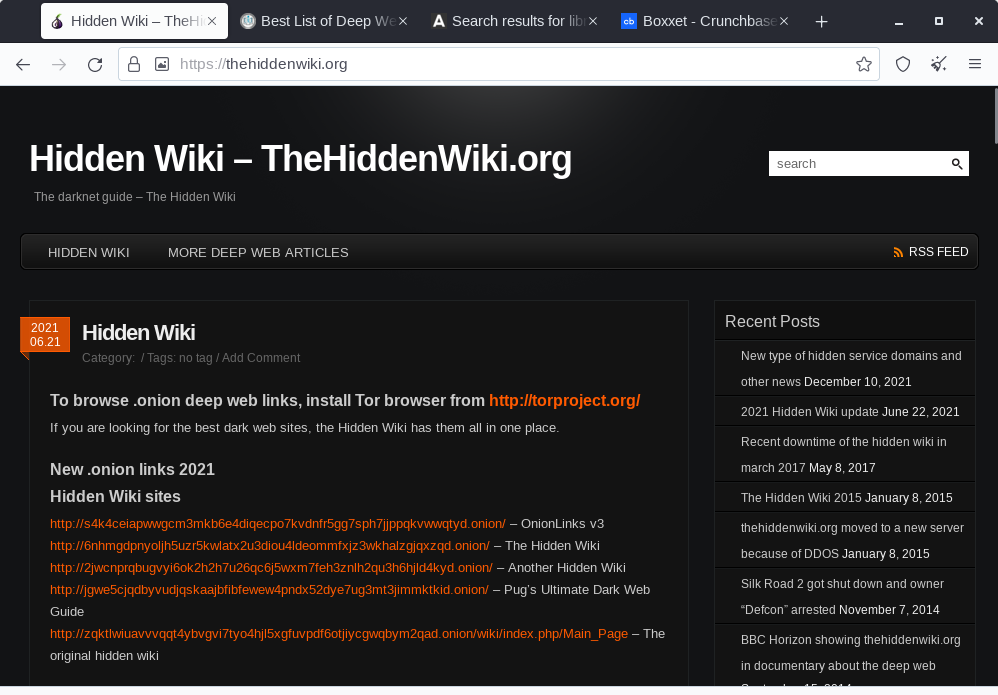 The Hidden Wiki