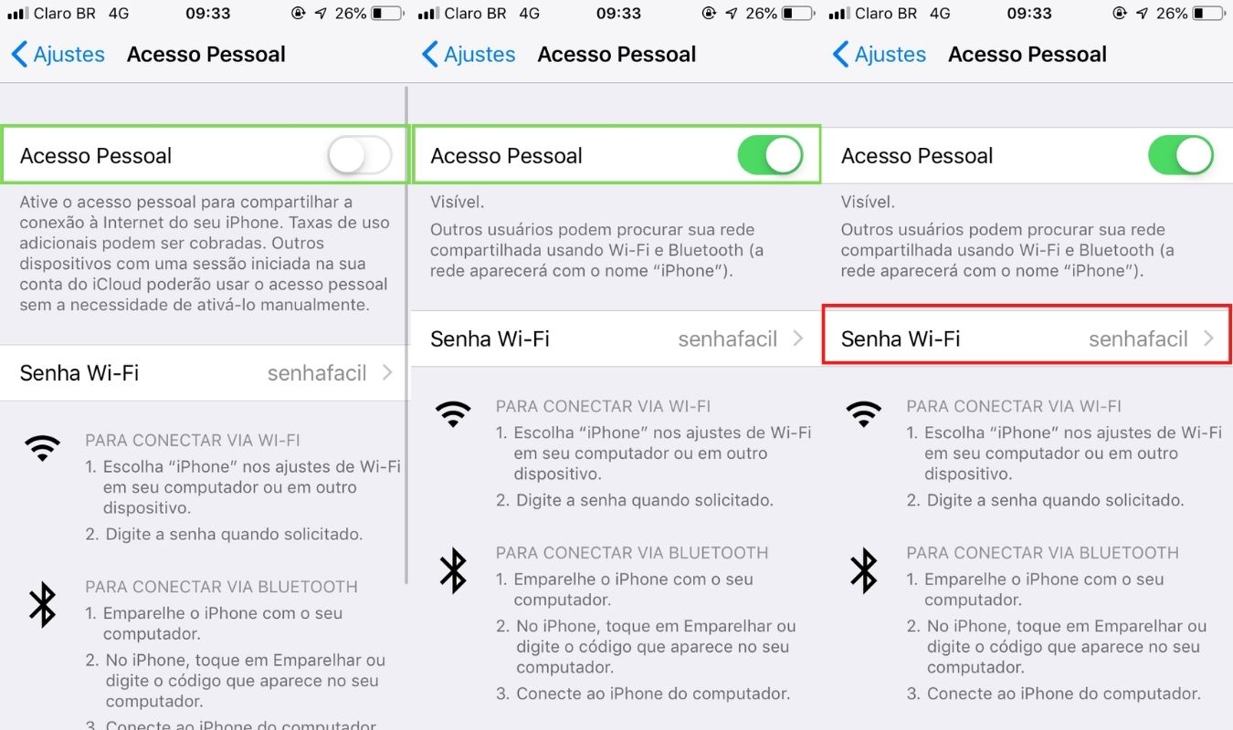 Como ligar o roteador do iPhone