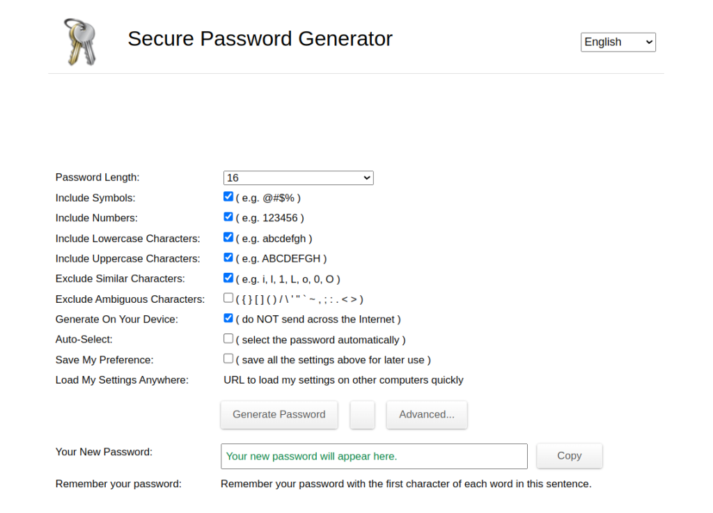 Password Generator