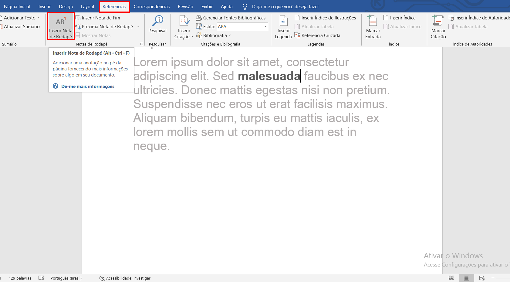 Como inserir nota de rodapé no Word? [Formatação]