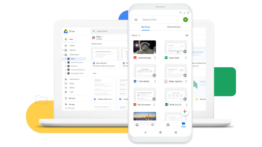 Google Drive serviços de armazenamento em nuvem