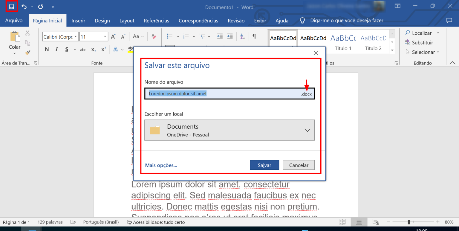 Como salvar documento no Word [Diferentes formatos]