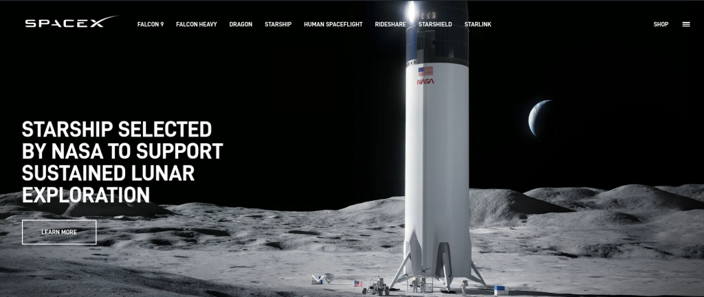 SpaceX startup de tecnologia para exploração espacial