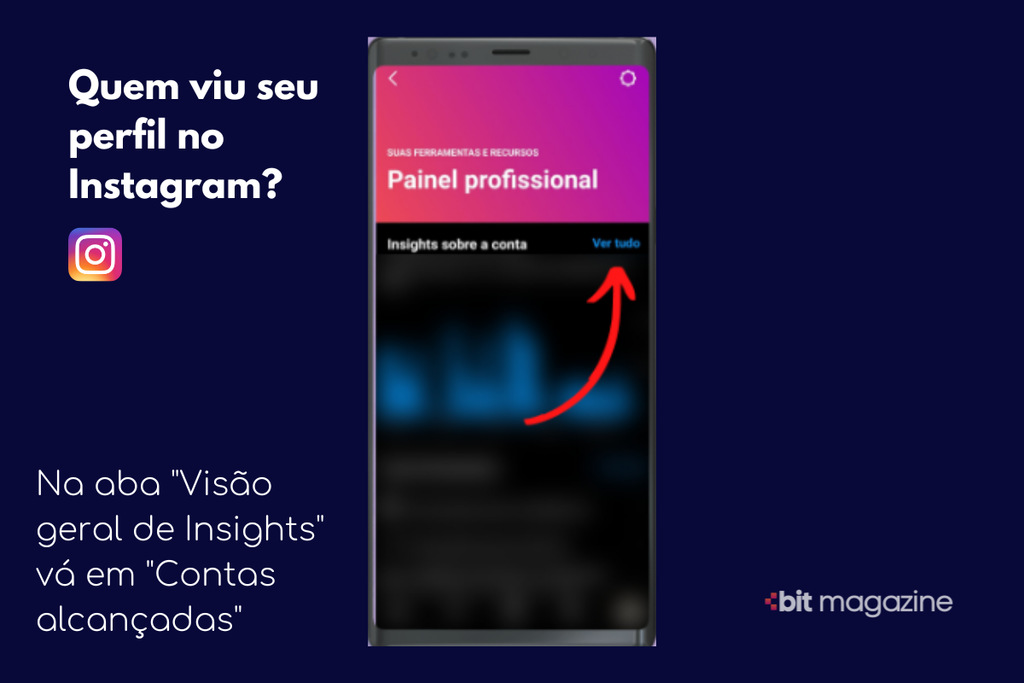 Como saber quem visitou meu perfil no Instagram - Passo 3