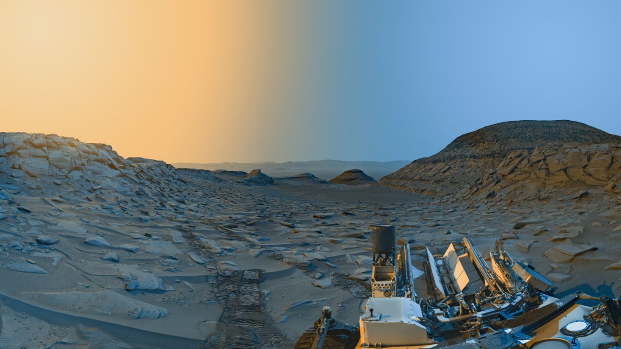 Nasa faz foto belíssima com rover curiosity em Marte