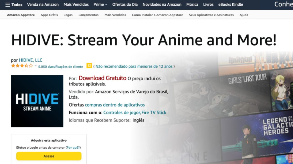 assistir anime grátis online HIDIVE